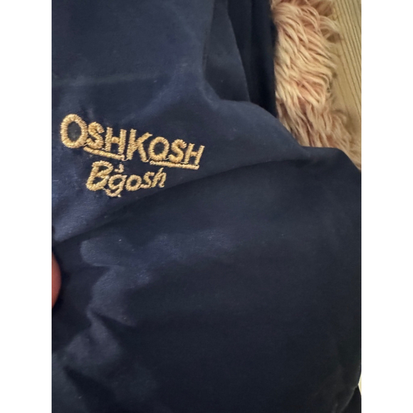 Girls OshKosh B'gosh Winter Jacket M (5-6) Blue Pink hood - Picture 6 of 10